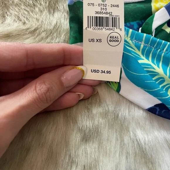 Aerie Women's Longline Triangle Bikini Top - Picture 6 of 6